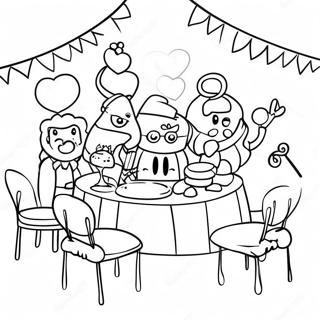 Jie Ri De Run Nian Pai Dui Tu Se Ye 93175-32657