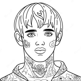 Lil Peep 涂色页