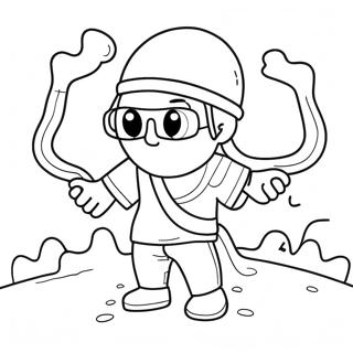 Jin Zhang De You Yu You Xi Wan Jia Tu Se Ye 94798-34106