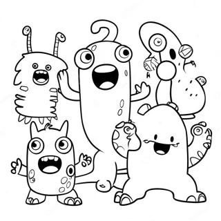 Wan Pi Shu Zi Guai Wu Tu Se Ye 94851-34149