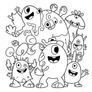 Wan Pi Shu Zi Guai Wu Tu Se Ye 94851-34151