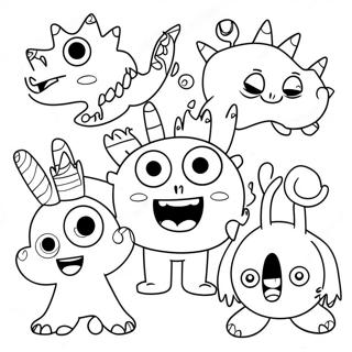 Wan Pi Shu Zi Guai Wu Tu Se Ye 94851-34152