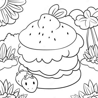 Jing Dian Cao Mei Duan Dan Gao Zai Hua Yuan Tu Se Ye 94901-34188