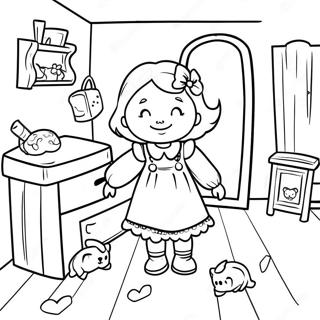 Hao Qi De Jin Fa Gu Niang Tan Suo Fang Zi Tu Se Ye 99575-38353