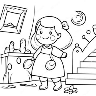 Hao Qi De Jin Fa Gu Niang Tan Suo Fang Zi Tu Se Ye 99575-38354